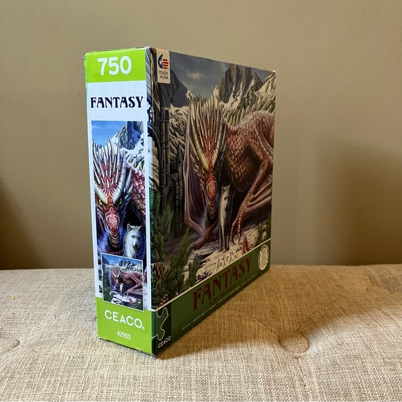 Ceaco Fantasy - Dragon Alliance - 750 Piece Jigsaw Puzzle - Picture 2 of 3